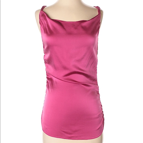 Rozae Nichols Tops - Rozae Nichols Hot Pink Fuchsia silk top sz P Rozae Nichols Tops - Rozae Nichols Hot Pink Fuchsia silk top sz P